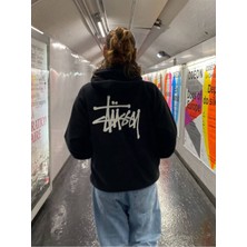 Bellanova Unisex 3 Iplik Oversize Kapüşonlu Arka Yazı Baskılı Kalın Kanguru Cepli Streetwear Sweat