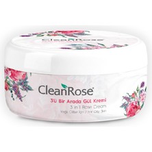 Clean Rose Yağlı Ciltlere Gül Kremi (125 ML)
