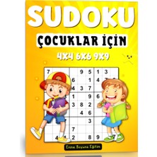 Enine Boyuna Eğitim Çocuklar Için Sudoku Kitabı (Sarı Serisi)