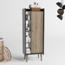 Lagomood Ruby Çok Amaçlı Dolap Antrasit Ceviz