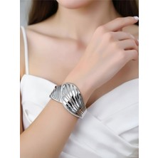 Jade'm Gold Çelik Zirkon Taşlı Kaburga Kelepçe