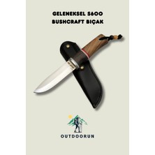 Outdoorun Geleneksel S600 Bushcraft Bıçak - 23 cm