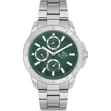 Platin Saat Platin Pierre Gümüş Çelik Kordon Erkek Kol Saati L-PL-1068GA-A10