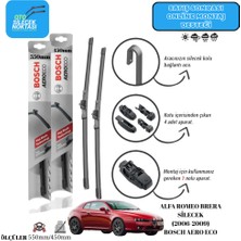 Alfa Romeo Brera (2006-2009) Ön Sağ-Sol Silecek Bosch Aeron Eco 550MM/450MM