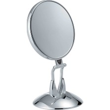 Janeke Chrome Krom Masaüstü Yuvarlak Ayaklı Makyaj Aynası 170MM CR447,3SU