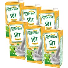 Yörsan Süt 1 Lt Yağlı x 6 Adet