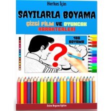 Enine Boyuna Eğitim Herkes İçin Sayılarla Boyama Kitabı
