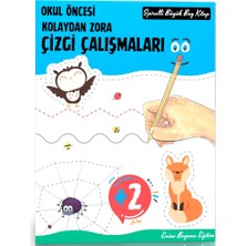 Enine Boyuna Eğitim Okul Öncesi Kolaydan Zora Çizgi Çalışmaları Kitabı