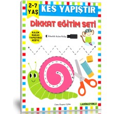 Enine Boyuna Eğitim 2-7 Yaş Kes Yapıştır Dikkat Eğitim Seti