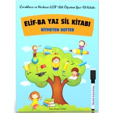 Enine Boyuna Eğitim Elif-Ba Yaz Sil Kitabı – Bitmeyen Defter