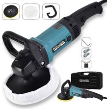 Power Black Devir Ayarlı 1230W 230V Zımpara Pasta Cila Makinesi Mavi Renk