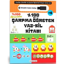 Enine Boyuna Eğitim %100 Çarpma Öğreten Yaz-Sil Kitabı