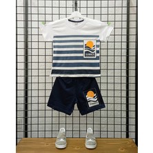 Yazlık Pamuk Kumaş Erkek Çocuk Şort Takım