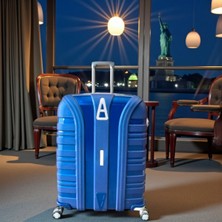 Kapella Accord Kırılmaz Pp Valiz Lacivert Orta Boy