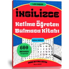 Enine Boyuna Eğitim Ingilizce Kelime Öğreten Bulmaca Kitabı (600 Bulmaca – 6000 Kelime)