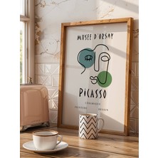 Fuart.Co Picasso Yeşil Bakış Picasso Sanatı Poster Dijital Baskı Poster (Çerçevesiz) Psfu