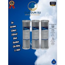 Still Water Daire Bina Sayaç Girişi 3/4 10'ınç 3 Adet ‘’ Cto Blok Karbon Filtre ‘’