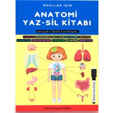 Enine Boyuna Eğitim Okullar Için Anatomi Yaz-Sil Kitabı (Herkes Için)
