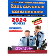 Enine Boyuna Eğitim Özel Güvenlik Sınavı Çıkacak Sorular (Silahsız)