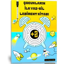 Enine Boyuna Eğitim Çocukların Ilk Yaz-Sil Labirent Kitabı (2 Yaş Üzeri Tüm Çocuklara)