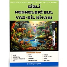 Enine Boyuna Eğitim Herkes Için Herkes Için Gizli Nesneleri Bul Yaz-Sil Kitabı (Laminasyonlu)