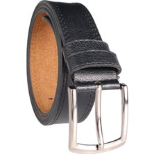 Lelth Erkek 4.5 cm Spor Siyah Kemer