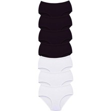 Çamaşır Kenti 7 Adet Tutku Kadın Yüksek Bel Bato Kalın Lastik Külot S4