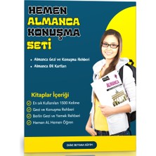 Enine Boyuna Eğitim Hemen Almanca Konuşma Seti (2 Süper Kaynak)