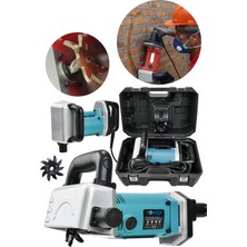 Power Black 2000 W Kanal Açma Makinası Turbo Motor Kırmızı