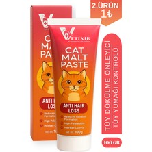 Tüy Dökülme Engelleyici, Tüy Yumağı ve Kusma Önleyici Multivitamin Kedi Malt Macun 100 gr