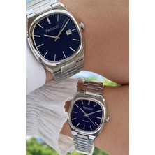 Ferucci Ferrucci Sevgili ve Çiftlere Özel Çelik Kordon 2 Yıl Garantili 3 Atm Çift Kol Saati CFT.SG001.02