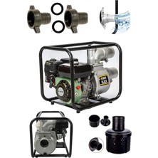 Power Black Bakır Sargılı Yüksek Performans 6,5 Hp Yakıt Tasarruflu 3 Inc Benzinli Su Pompası Su Motoru