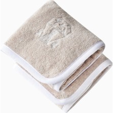 Brunello Cucinelli 2’li Pamuk Bej Italyan Tasarımı, Yüz Havlusu Seti