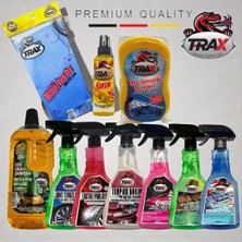 Aracınız Için En Iyisi T-RAX10'LU Multi Araba Bakım Temizlik Seti Ultra Kaliteli Oto Bakım Seti