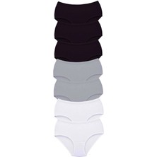 Çamaşır Kenti 7 Adet Tutku Kadın Yüksek Bel Bato Kalın Lastik Külot S16