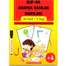 Enine Boyuna Eğitim Elif-Ba Arapça Sayılar Kartları