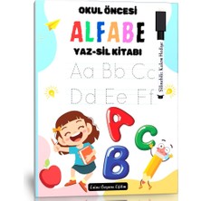 Enine Boyuna Eğitim Okul Öncesi Alfabe Yaz-Sil Kitabı