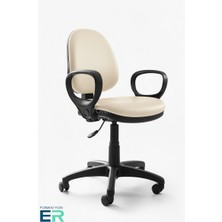 Armut Vetra Deri Çalışma Koltuğu/pp Ayaklı