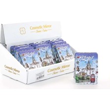 Pilelistore Taşlı Istanbul Tasarımı El Aynası Ince