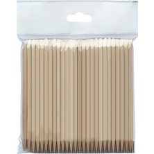 Staleks Portakal Manikür Çubuğu Ahşap Tırnak Eti Itici 110 mm 100 Adet