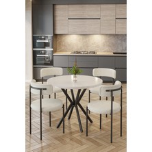 Baresmu Tedbar Sandalye 4 Kişilik - Teddy Sandalye Modern Tasarım