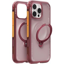 Torras Apple iPhone 17 Pro Max O Stand Spin Air Serisi Magsafe Kılıf - Siyah