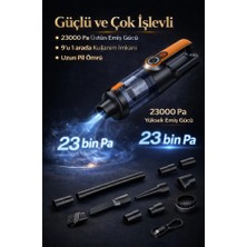 HMO Store 23.000 Pa Orjinal Emiş Gücü | Toz Işıklı, Ekranlı | 9’u 1 Arada Vakum & Üflemeli Süpürge