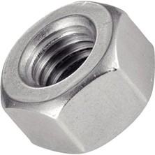 Voltaj M24 ALTIKÖŞE Beyaz Çelik Somun DIN934