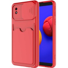 StilStoreTr Galaxy A01 Core Kılıf ​stsr Kartix Kapak-Kırmızı