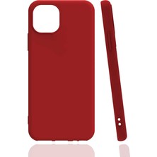 iPhone 13 Kılıf Stsr Biye Silikon-Kırmızı