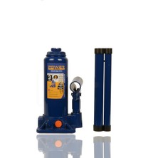 Power Black Germany Çelik Şase 3 Ton Hidrolik Araba Krikosu Şişe Kriko