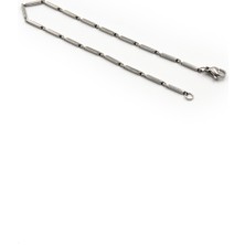 Sose Moda Melon Model Erkek Çelik Zincir Ince Bileklik – Gümüş Renk 1 mm Minimal Tasarım