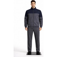 Pantoloncu Ali 3 Iplik Şardonlu Fermuarlı Eşofman Takımı