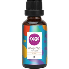 Pess Biberiye Yağı 10 ml | %100 Saf | Cam Şişe | Bitkisel Yağ, Saç ve Cilt Bakım Yağı